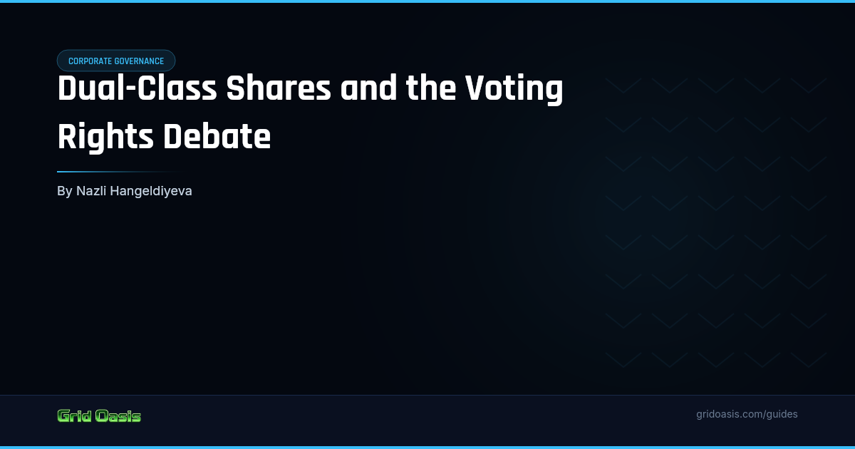 Guide cover: Dual-Class Shares and the Voting Rights Debate