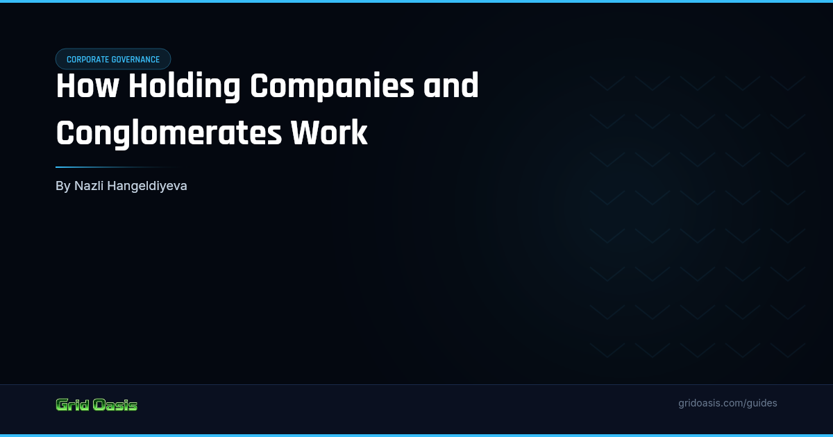 Guide cover: How Holding Companies and Conglomerates Work