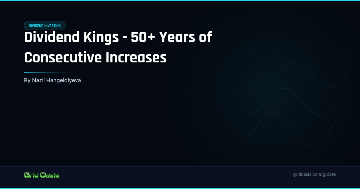 Guide cover: Dividend Kings - 50+ Years of Consecutive Increases