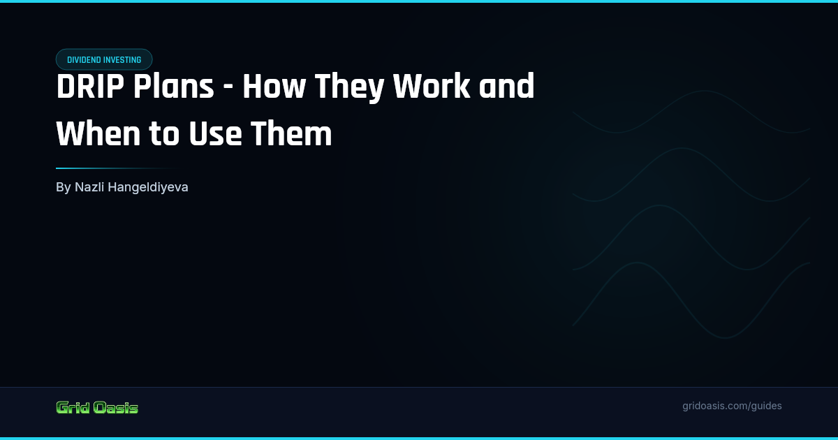 Guide cover: DRIP Plans - How They Work and When to Use Them