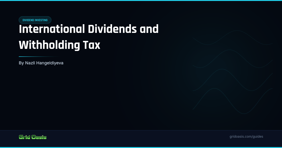 Guide cover: International Dividends and Withholding Tax