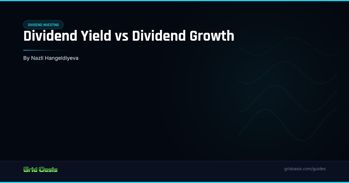 Guide cover: Dividend Yield vs Dividend Growth