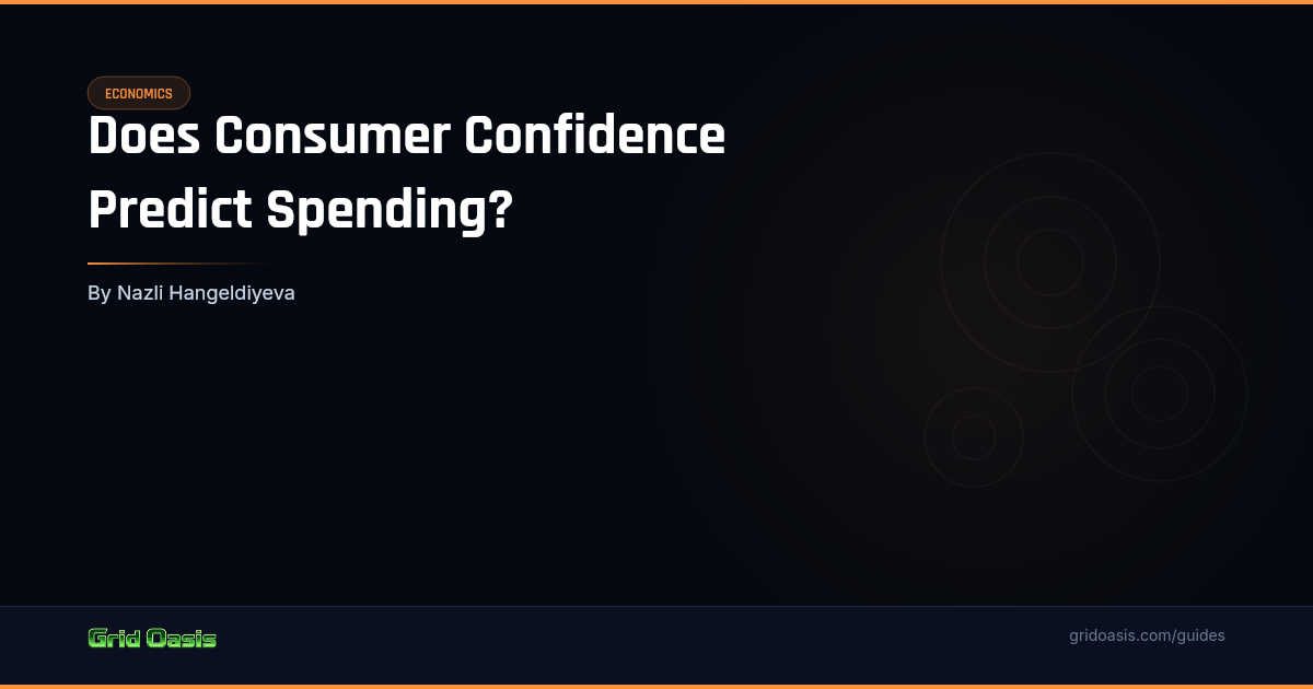 Guide cover: Does Consumer Confidence Predict Spending?