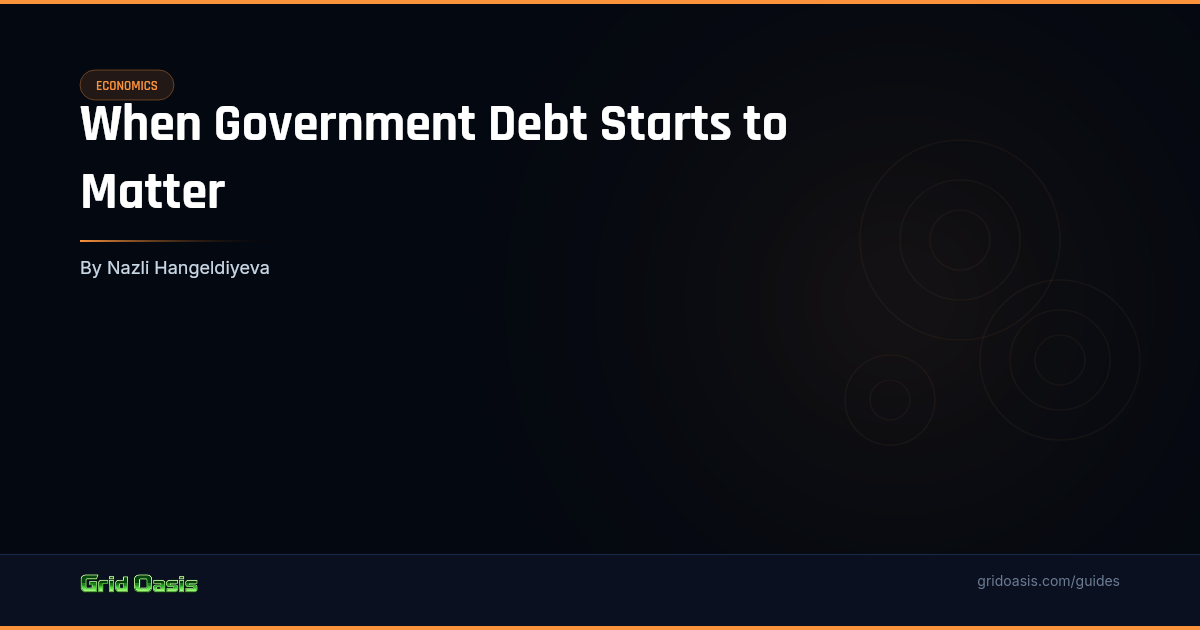 Guide cover: When Government Debt Starts to Matter