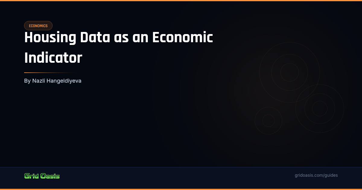 Guide cover: Housing Data as an Economic Indicator