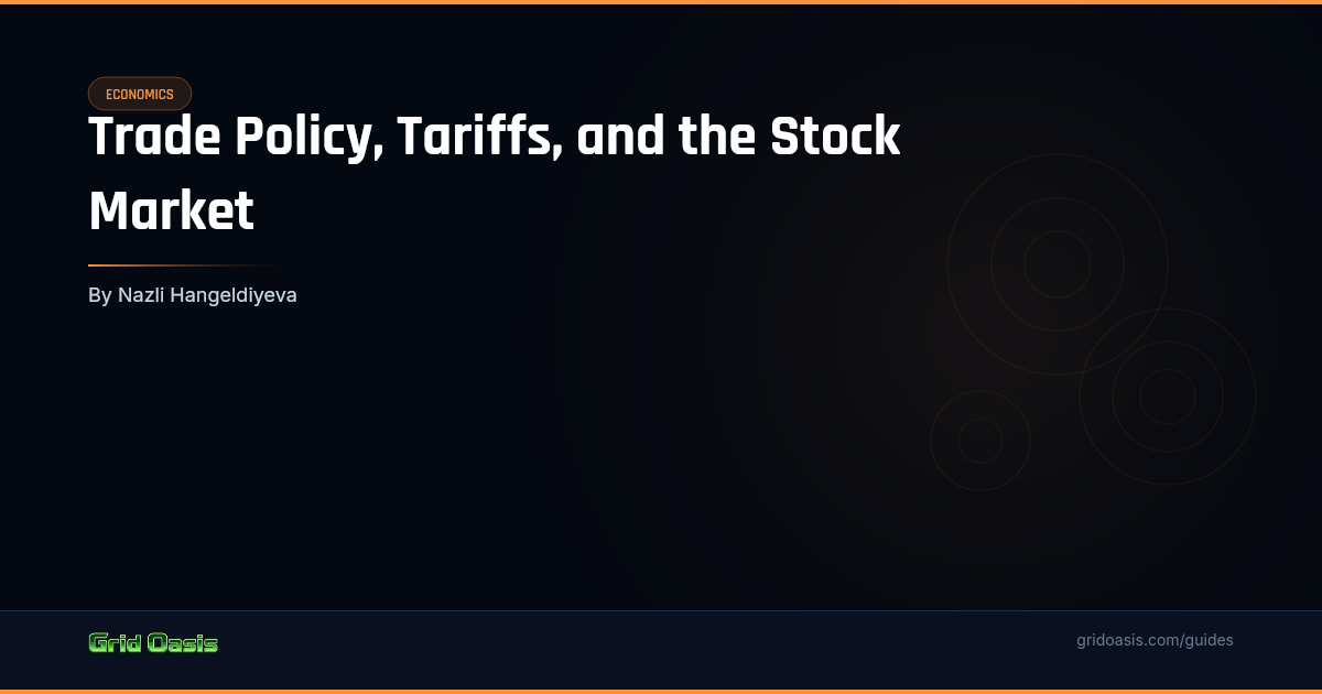 Guide cover: Trade Policy, Tariffs, and the Stock Market