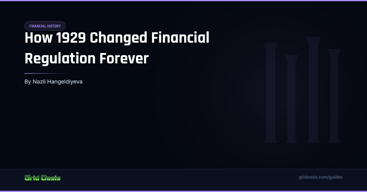 Guide cover: How 1929 Changed Financial Regulation Forever