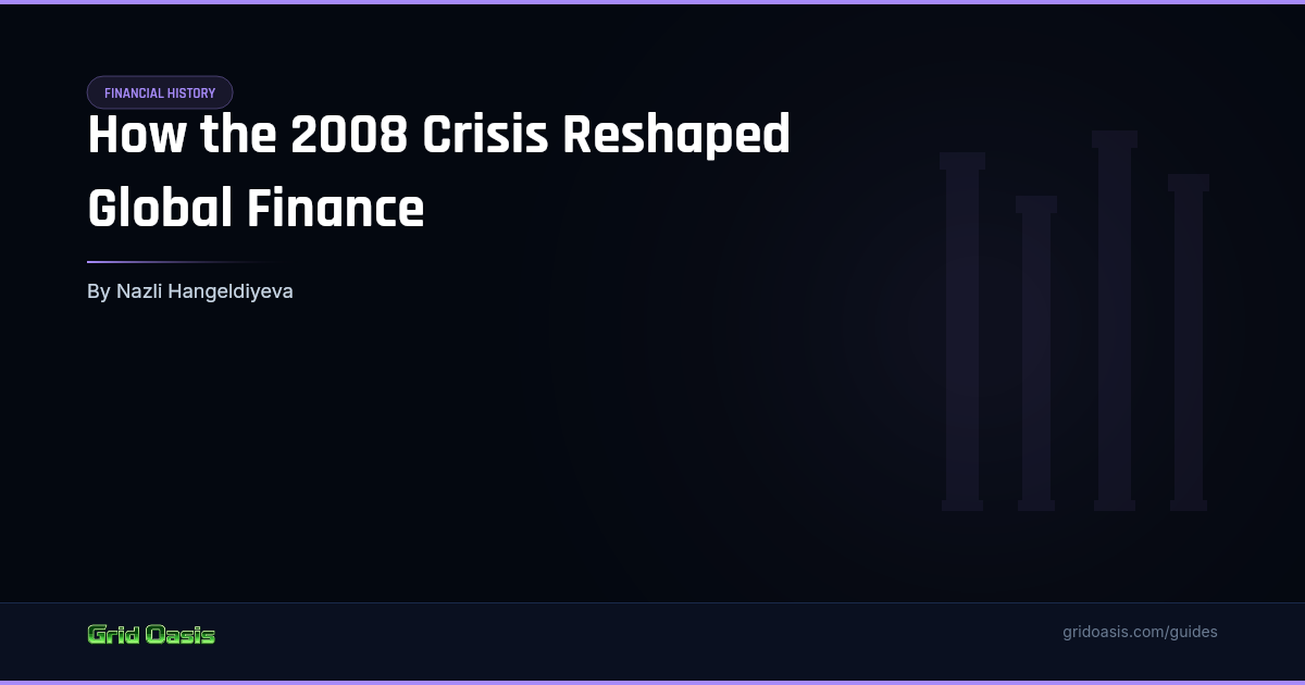 Guide cover: How the 2008 Crisis Reshaped Global Finance