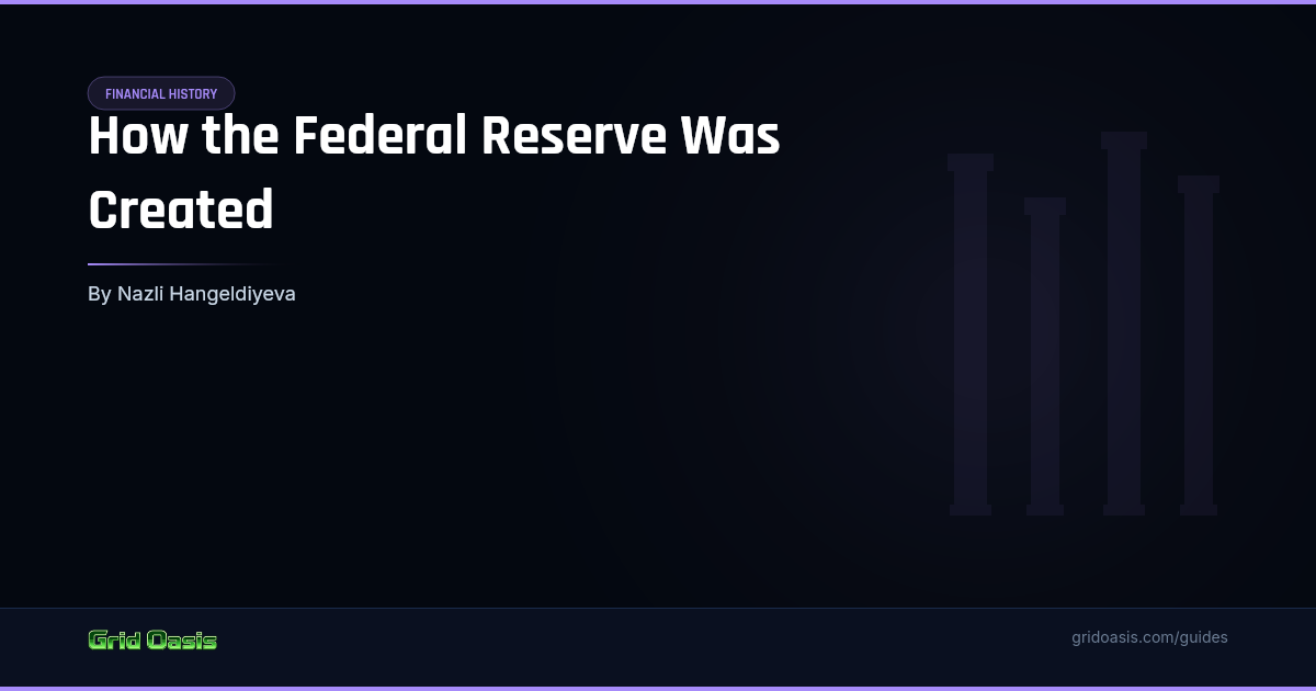 Guide cover: How the Federal Reserve Was Created