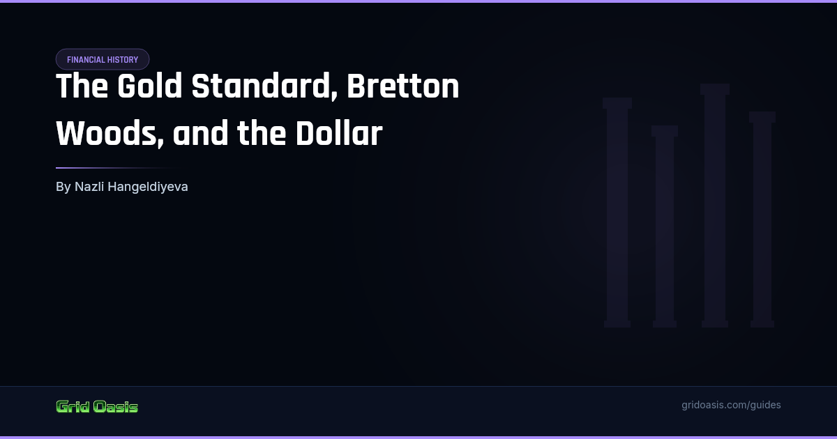 Guide cover: The Gold Standard, Bretton Woods, and the Dollar