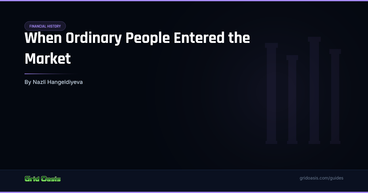 Guide cover: When Ordinary People Entered the Market