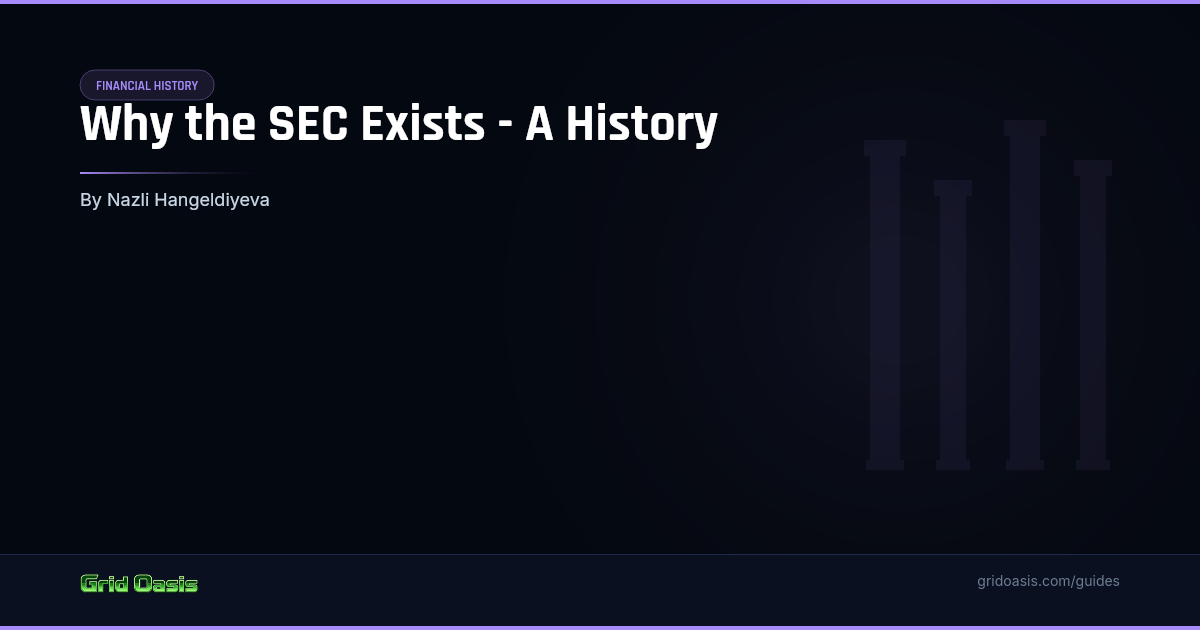 Guide cover: Why the SEC Exists - A History