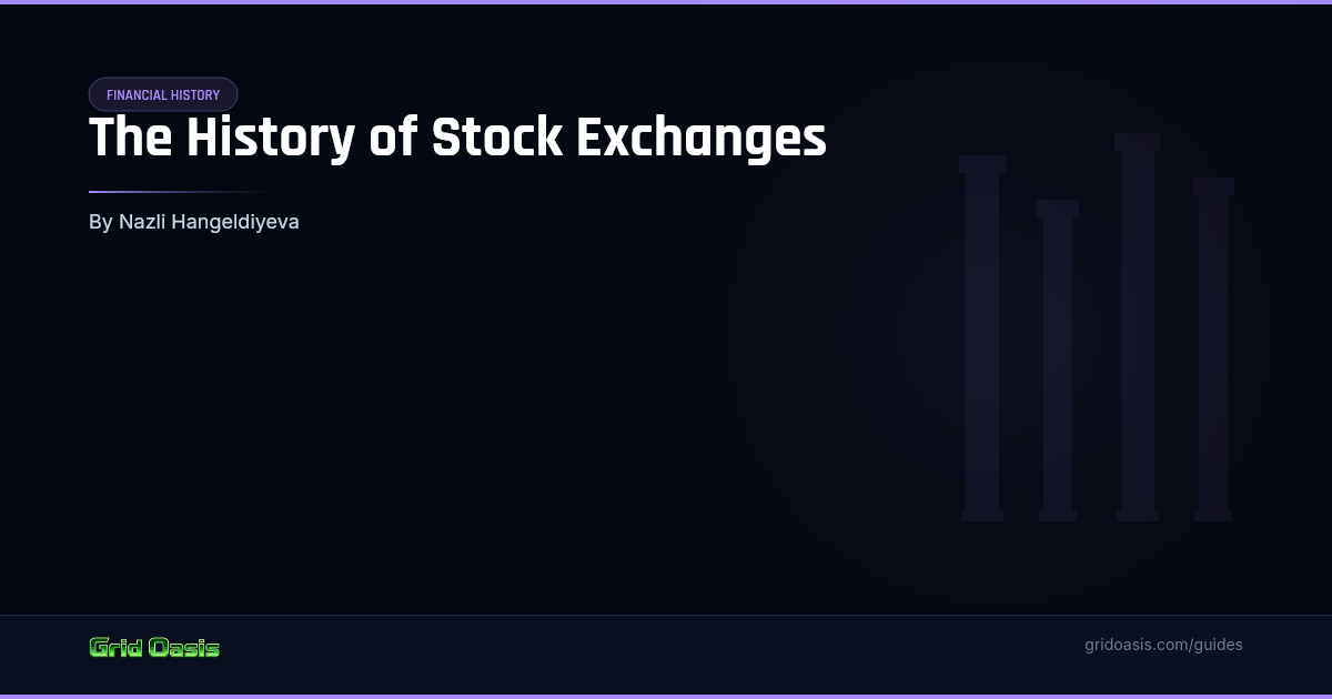 Guide cover: The History of Stock Exchanges