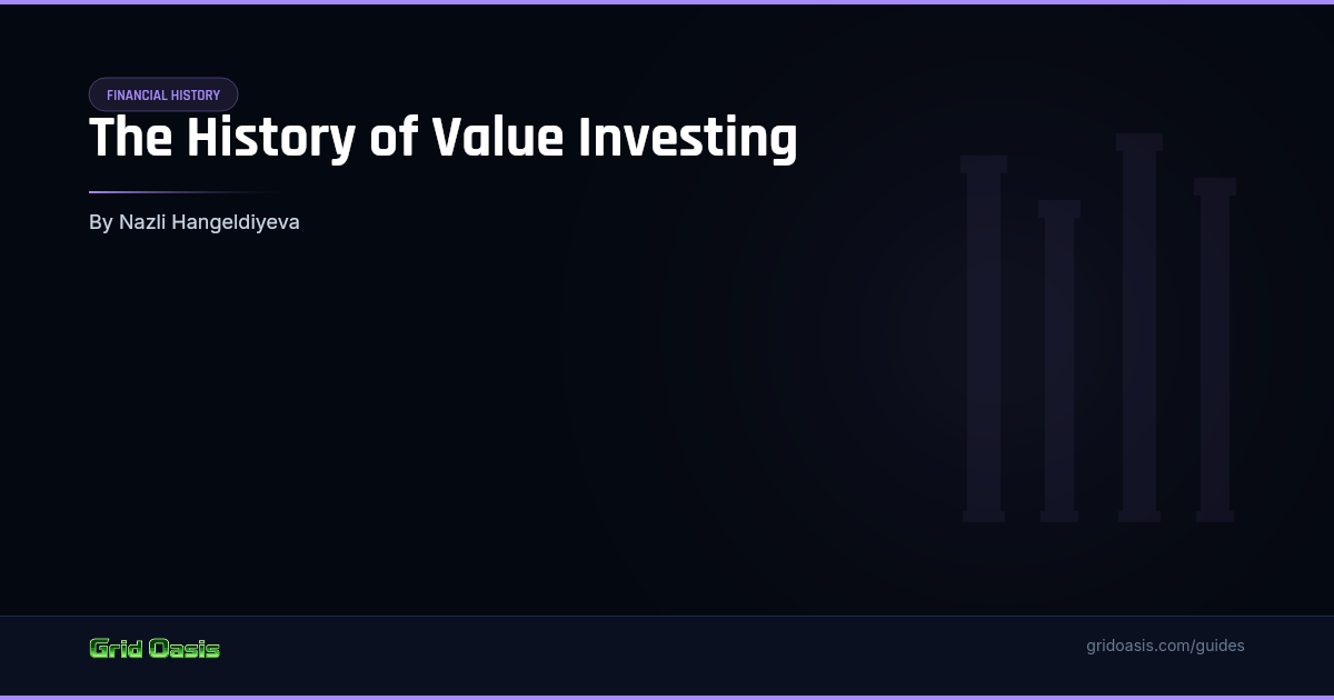 Guide cover: The History of Value Investing