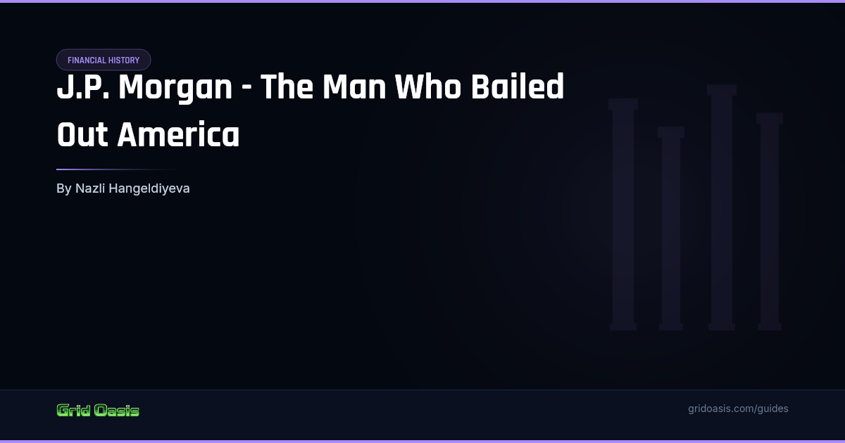 Guide cover: J.P. Morgan - The Man Who Bailed Out America