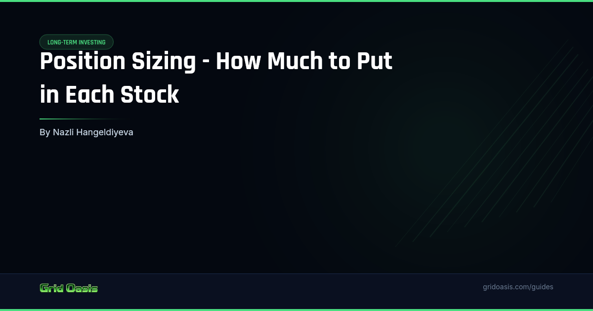 Guide cover: Position Sizing - How Much to Put in Each Stock
