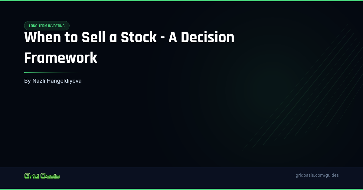 Guide cover: When to Sell a Stock - A Decision Framework