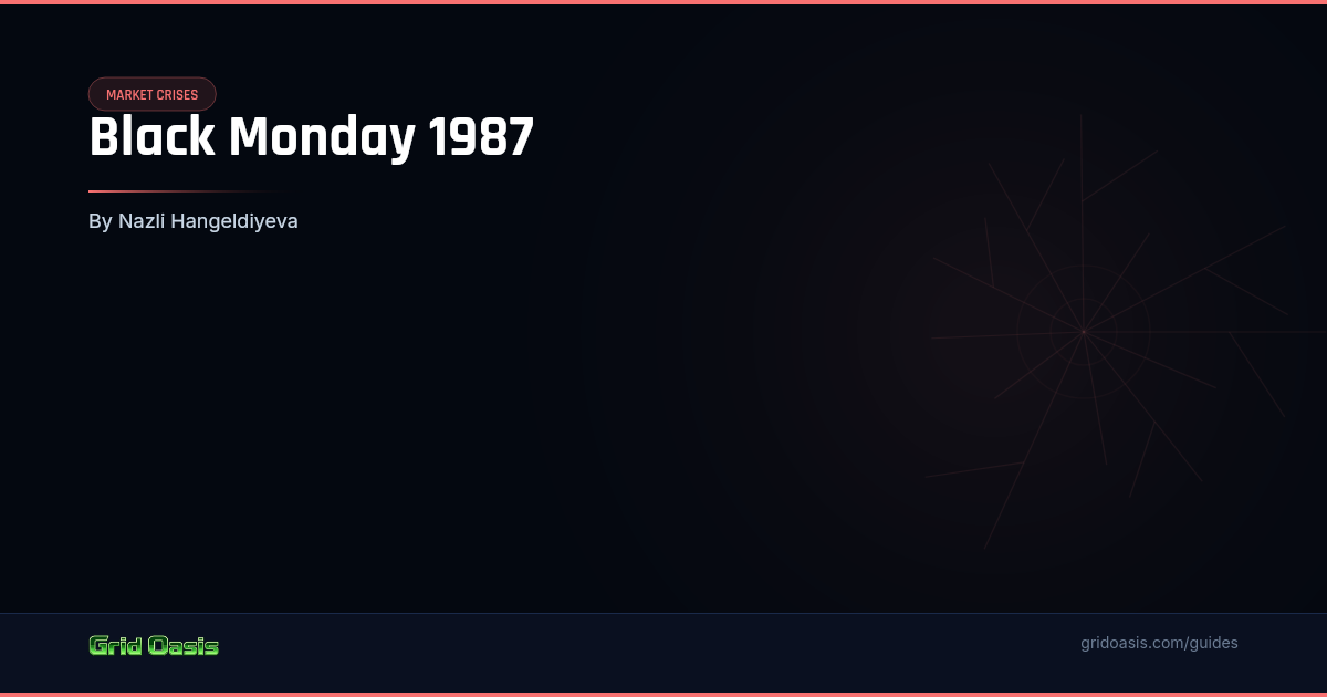 Guide cover: Black Monday 1987