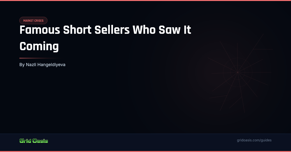 Guide cover: Famous Short Sellers Who Saw It Coming