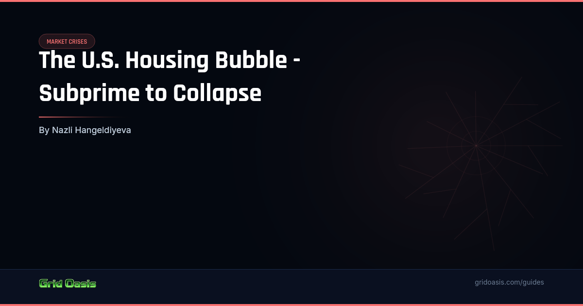 Guide cover: The U.S. Housing Bubble - Subprime to Collapse