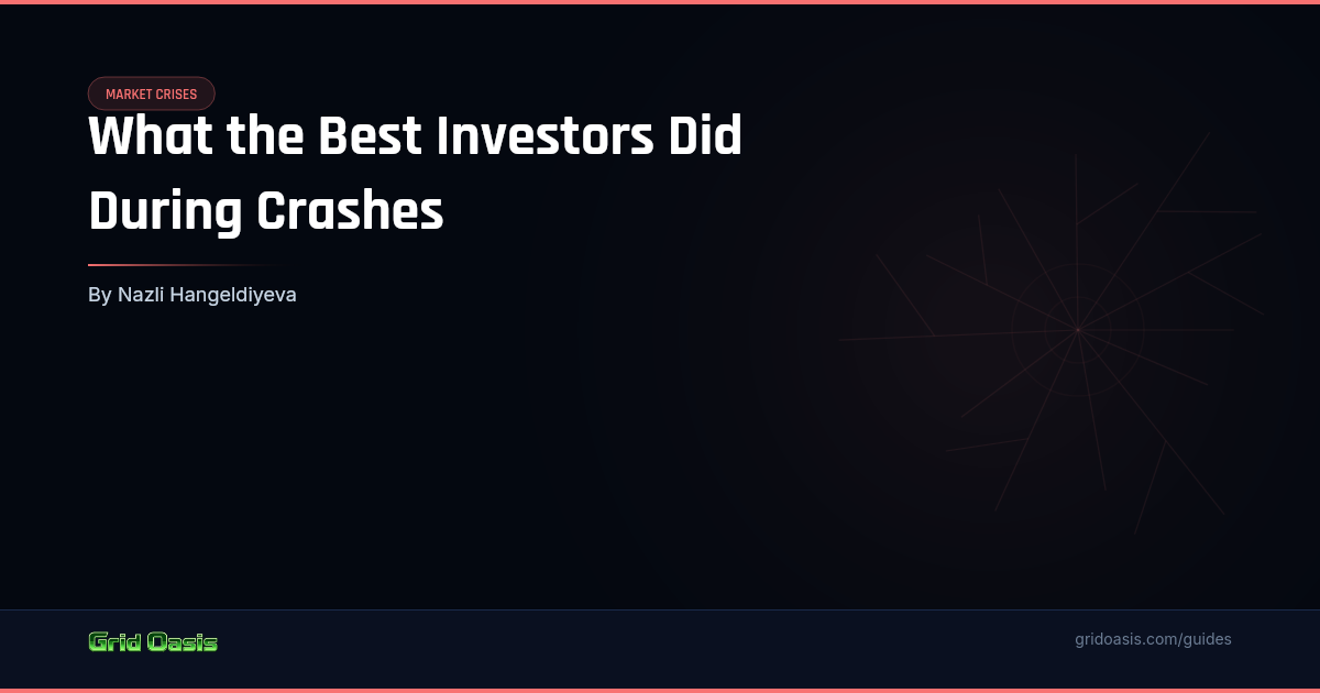 Guide cover: What the Best Investors Did During Crashes