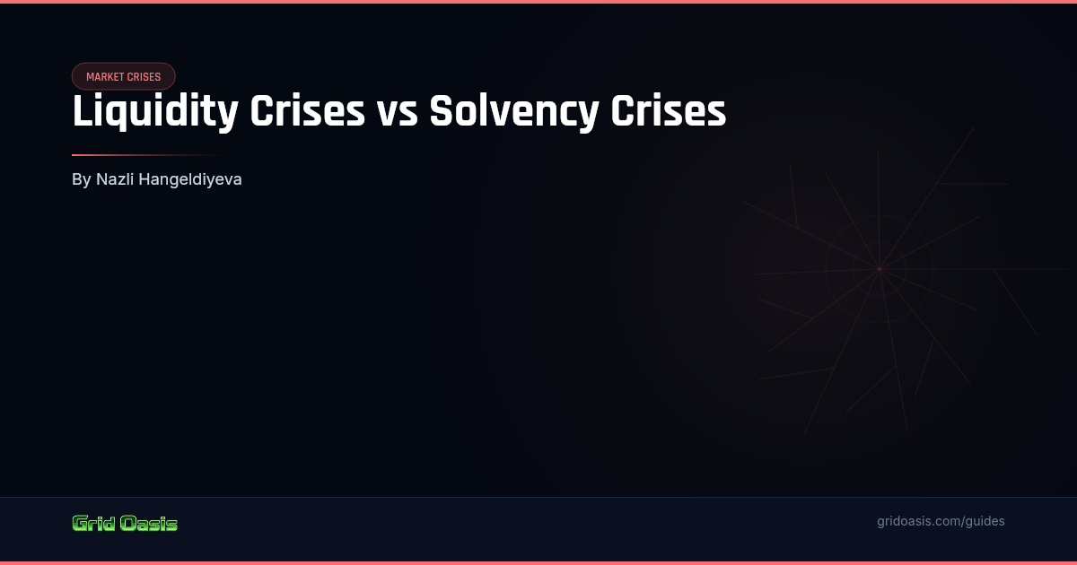 Guide cover: Liquidity Crises vs Solvency Crises