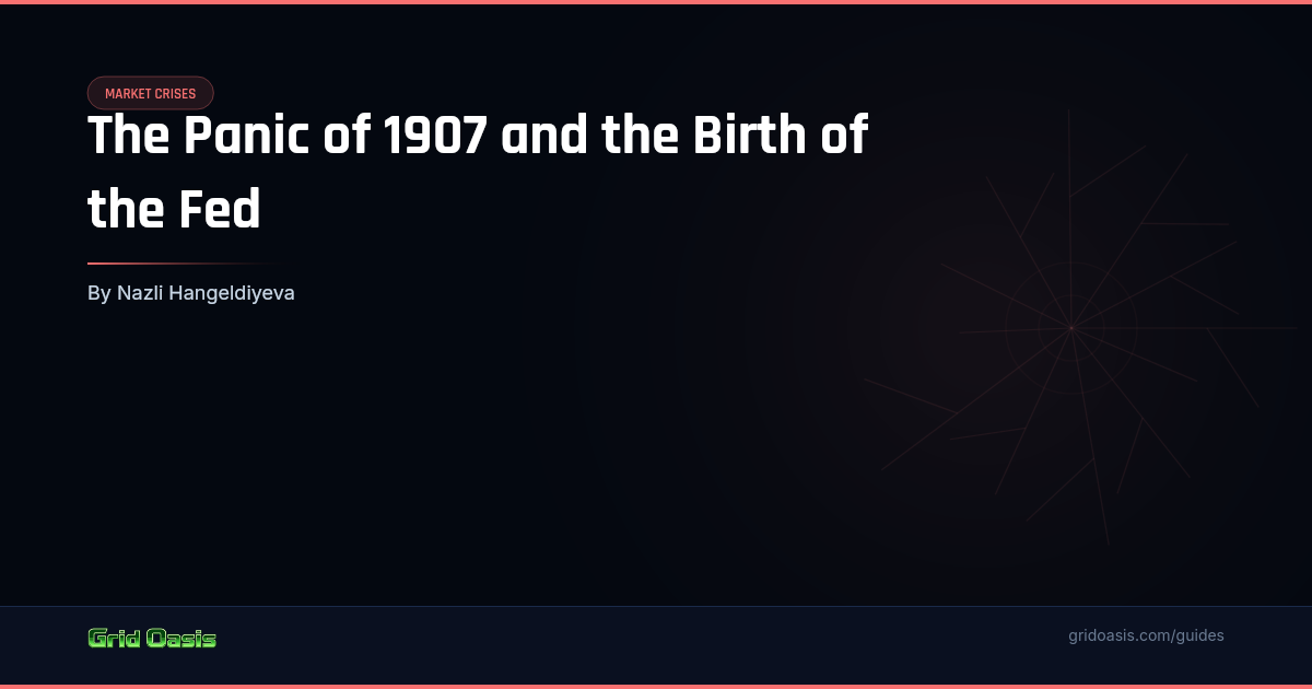 Guide cover: The Panic of 1907 and the Birth of the Fed