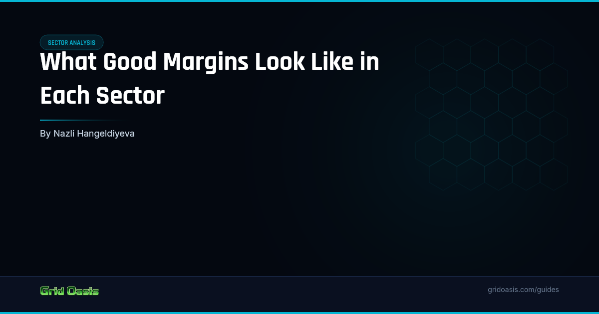 Guide cover: What Good Margins Look Like in Each Sector