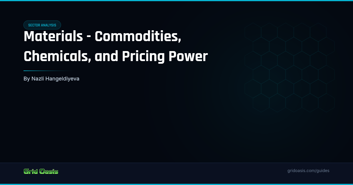 Guide cover: Materials - Commodities, Chemicals, and Pricing Power
