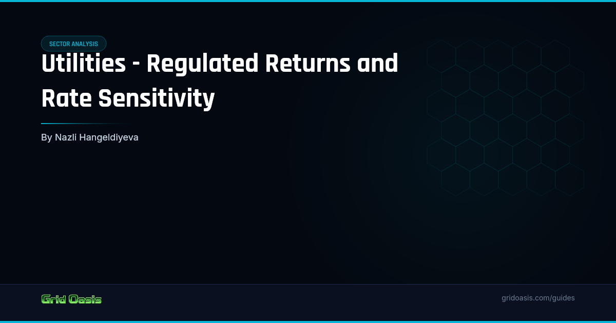 Guide cover: Utilities - Regulated Returns and Rate Sensitivity