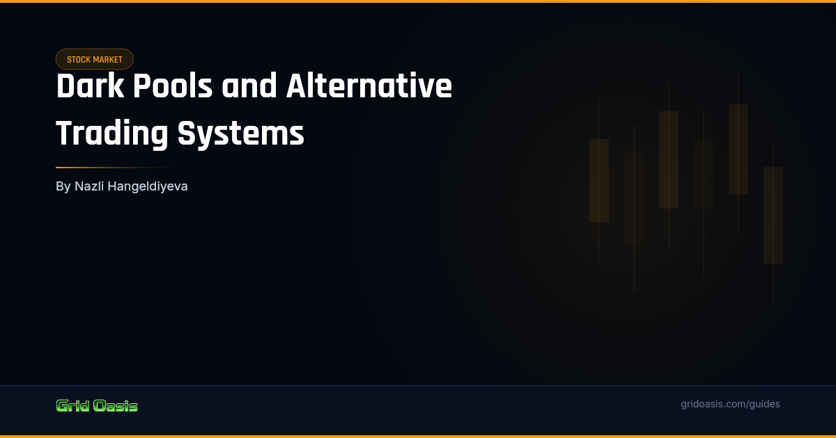 Guide cover: Dark Pools and Alternative Trading Systems