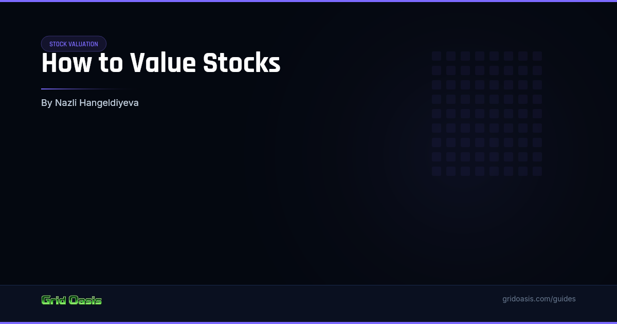 Guide cover: How to Value Stocks