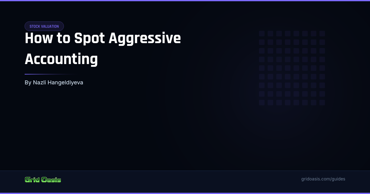 Guide cover: How to Spot Aggressive Accounting