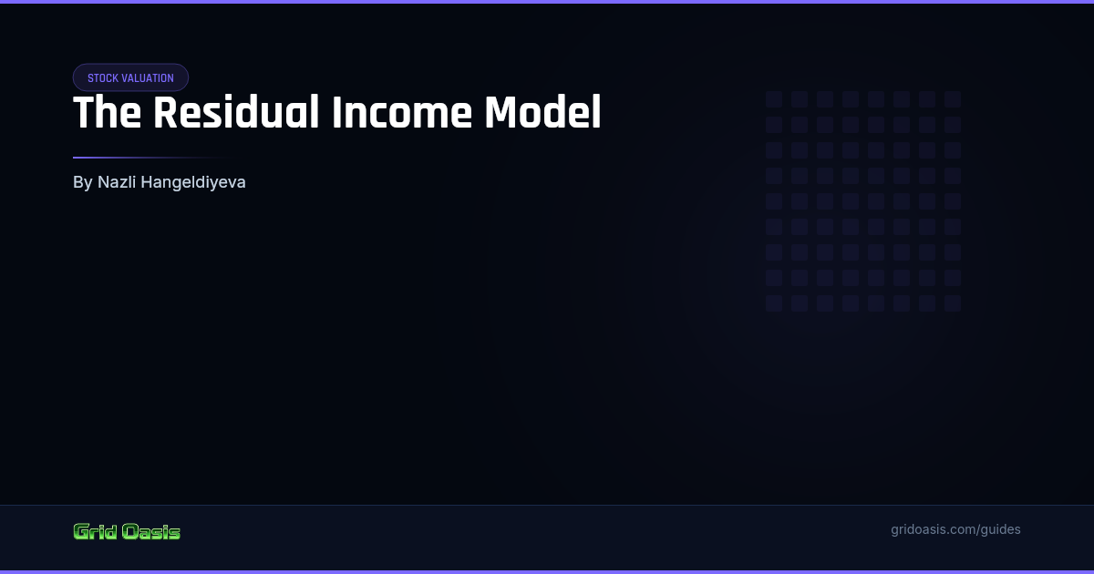 Guide cover: The Residual Income Model
