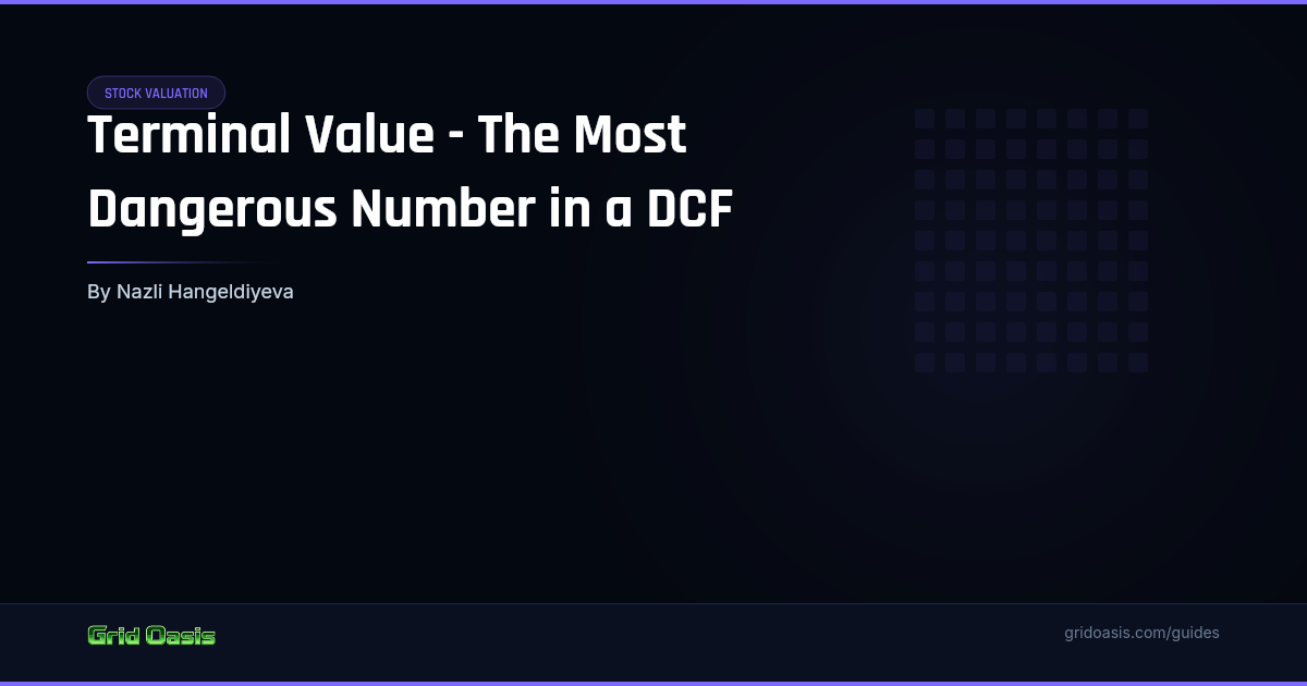 Guide cover: Terminal Value - The Most Dangerous Number in a DCF