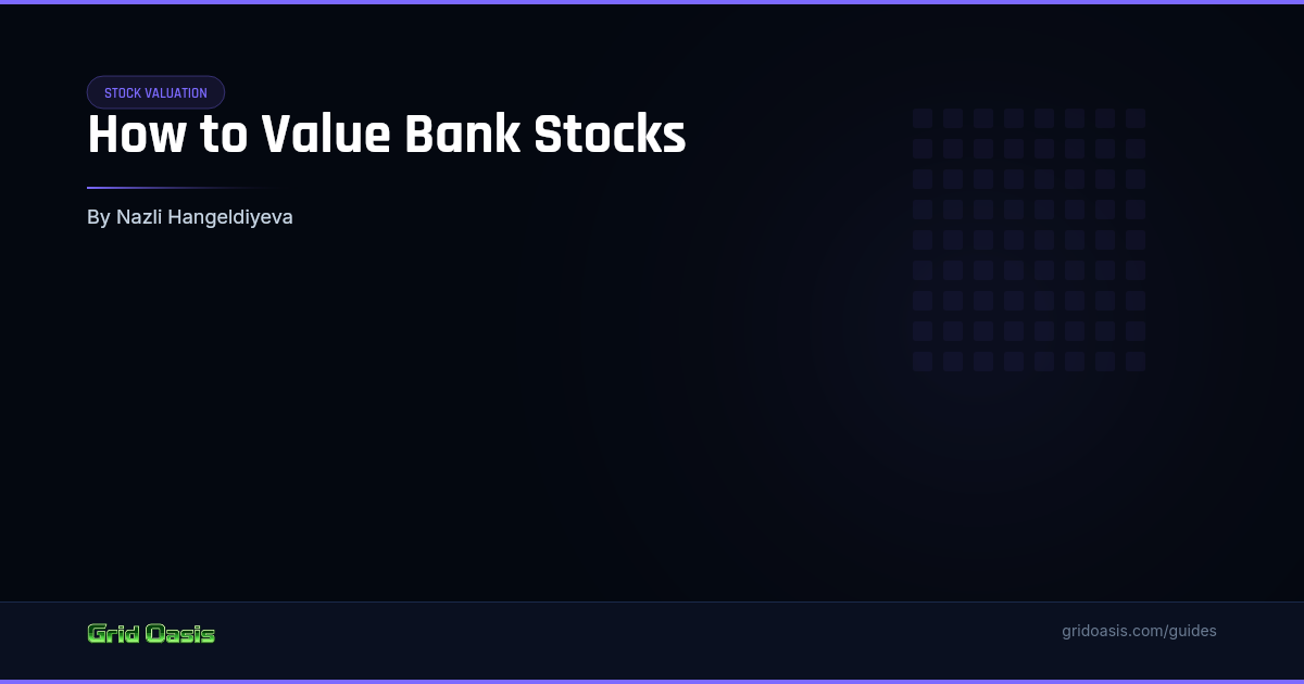 Guide cover: How to Value Bank Stocks