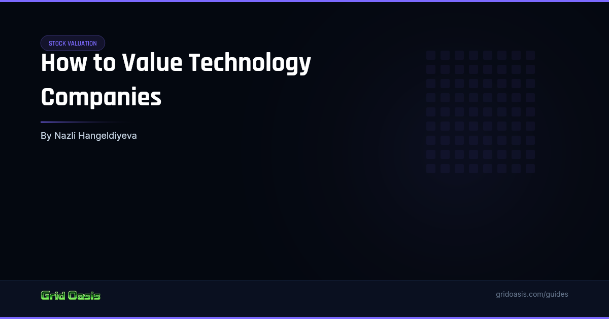 Guide cover: How to Value Technology Companies