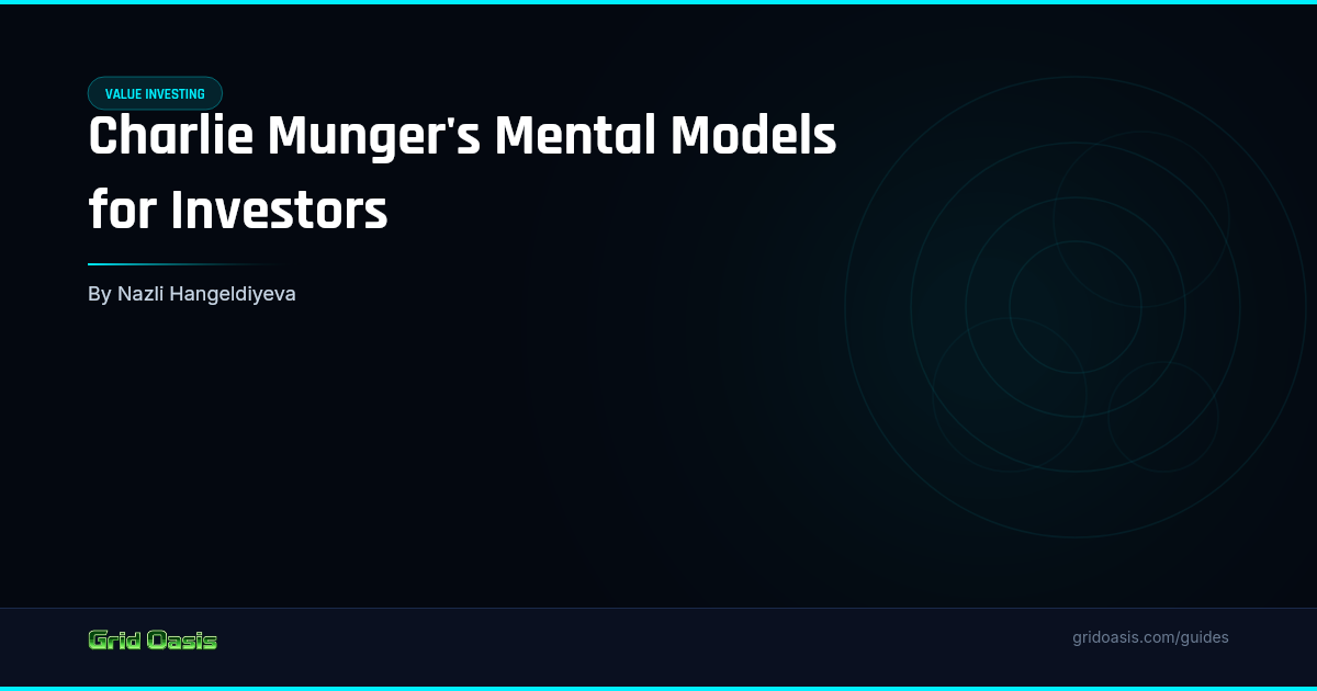Guide cover: Charlie Munger's Mental Models for Investors