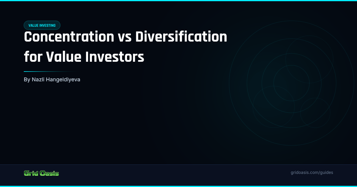 Guide cover: Concentration vs Diversification for Value Investors
