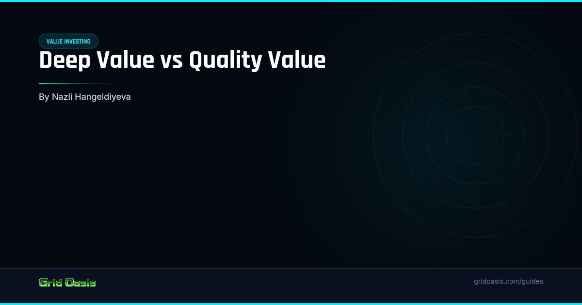 Guide cover: Deep Value vs Quality Value