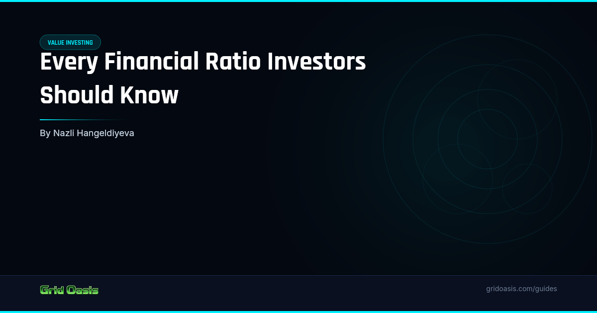 Guide cover: Every Financial Ratio Investors Should Know