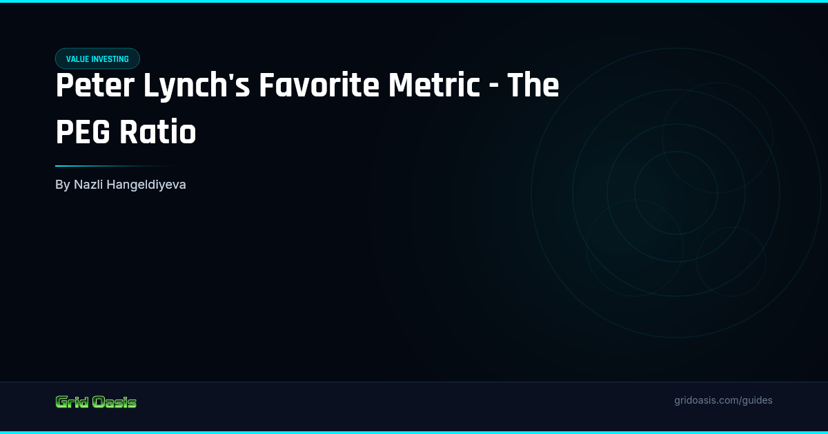 Guide cover: Peter Lynch's Favorite Metric - The PEG Ratio