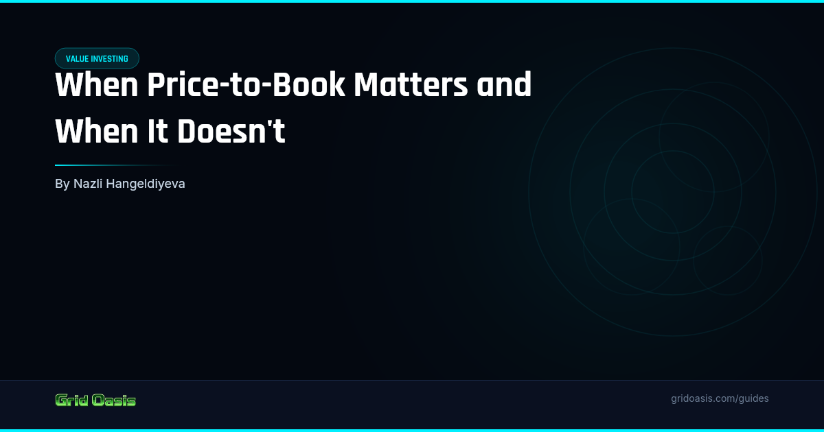 Guide cover: When Price-to-Book Matters and When It Doesn't