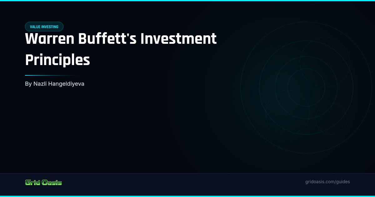 Guide cover: Warren Buffett's Investment Principles
